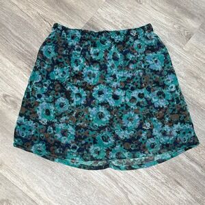 Floral stretch Mossimo skirt size‎ small